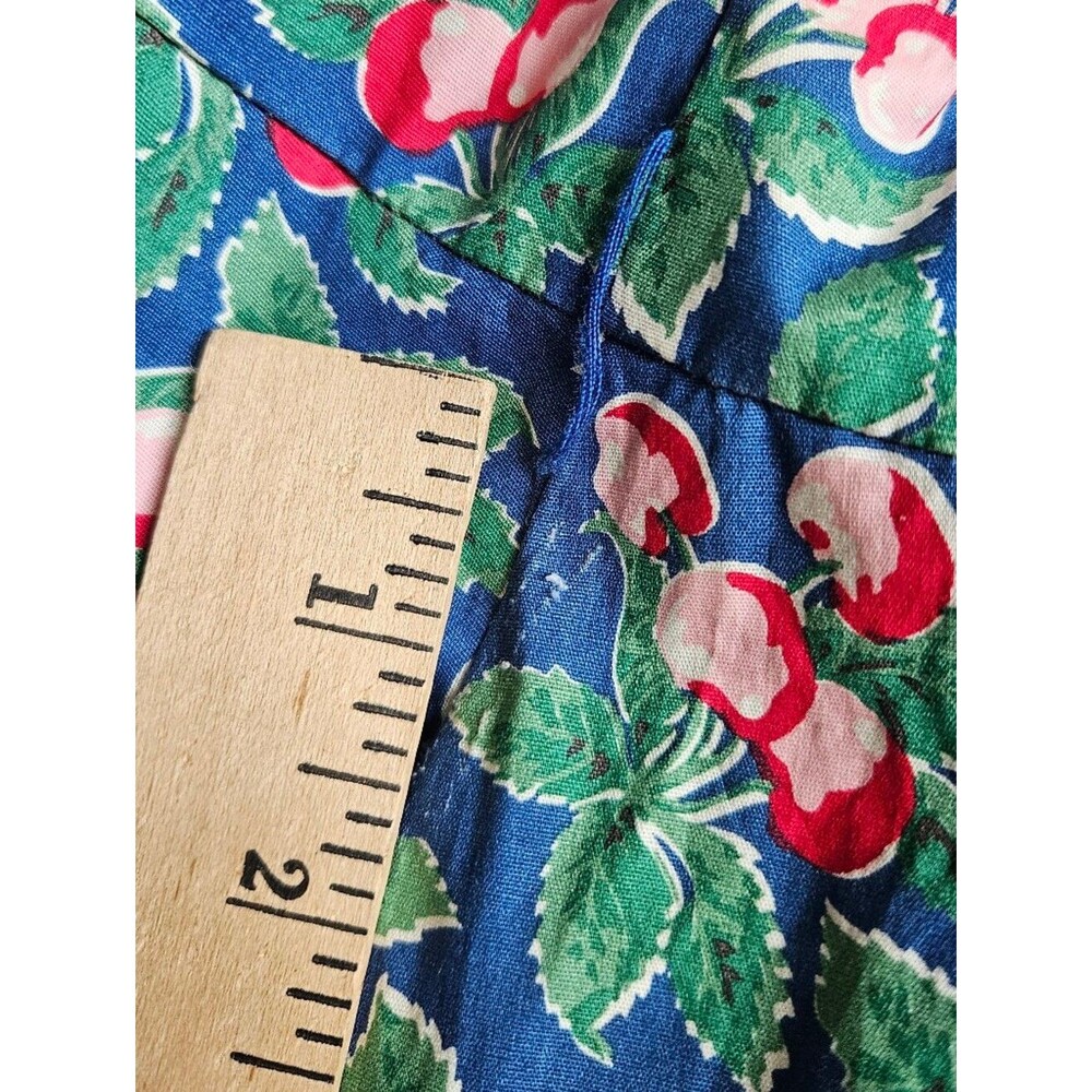 Emmy Design Sweden The Goodness Gracious Cherry Print Dress Vintage Style US 12 - Picture 8 of 12